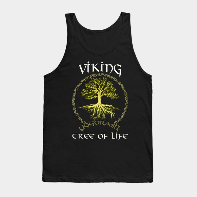 Yggdrasil of the Vikings: The Viking Tree of Life in Norse Mythology Tank Top by KrasiStaleva